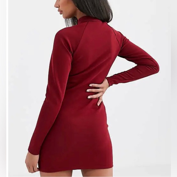 Nike dress Sportswear Long-Sleeve
Dress Burgundy Red Wine Size M - Picture 5 of 5